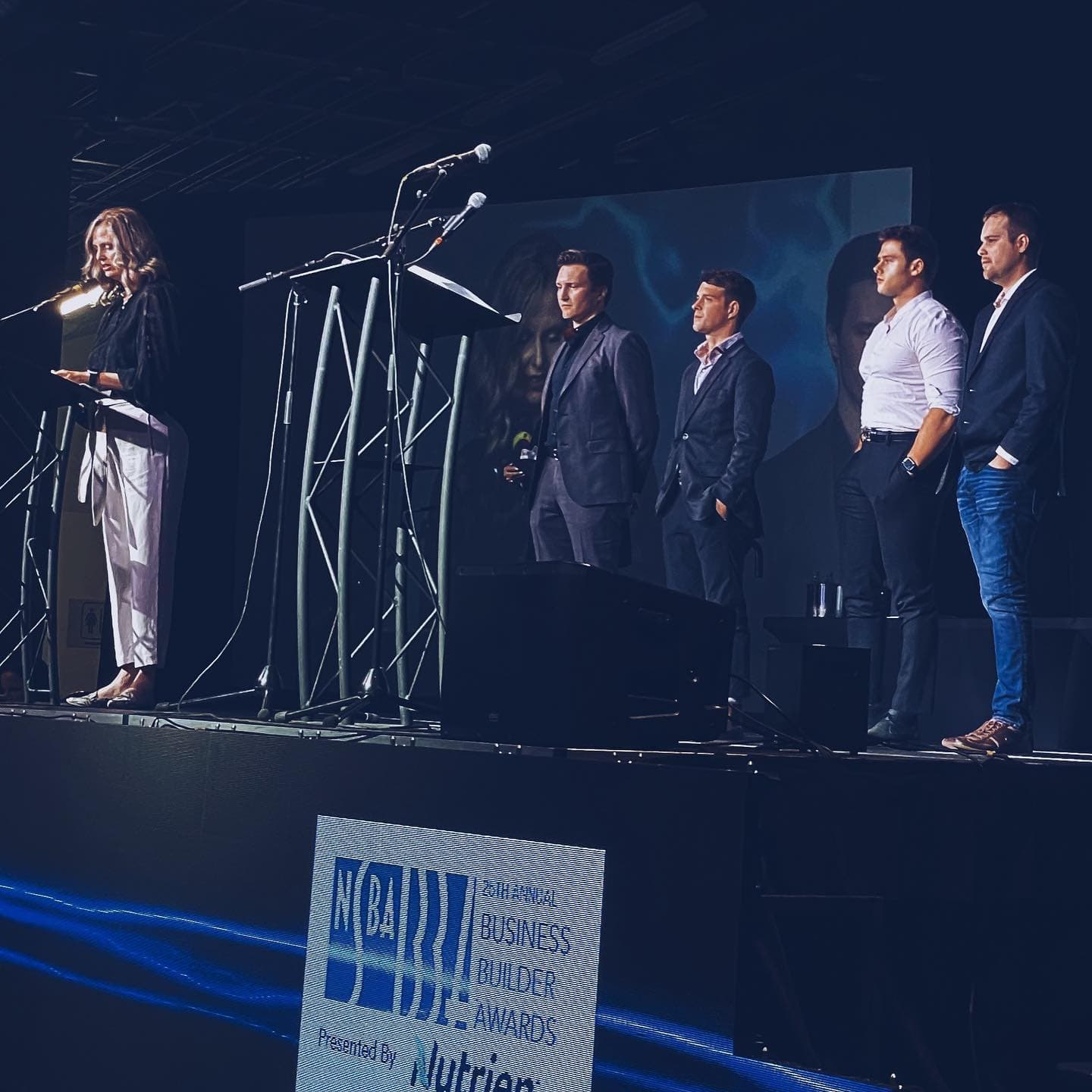 NSBA Business Builder Awards stage