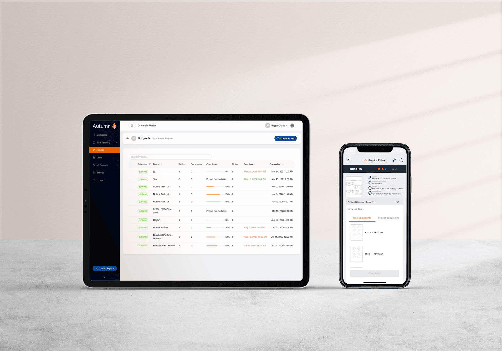 Autumn – Productivity Software for Machine Shops screenshot 1