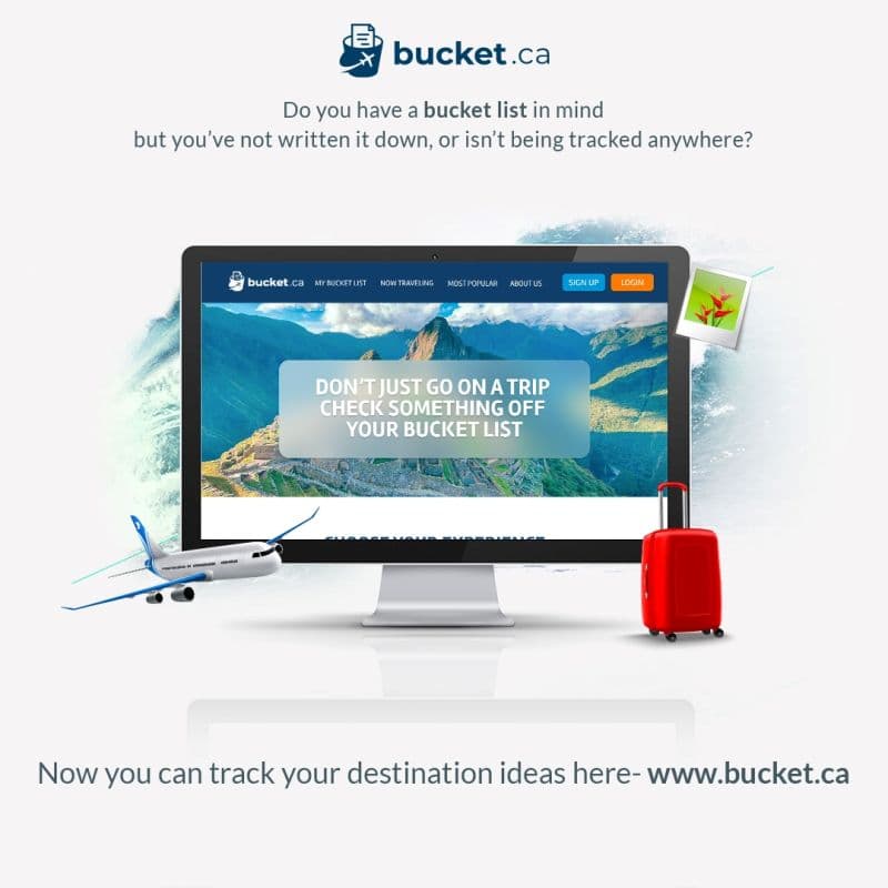 Bucket.ca – Luxury Travel & Visual Discovery screenshot 1