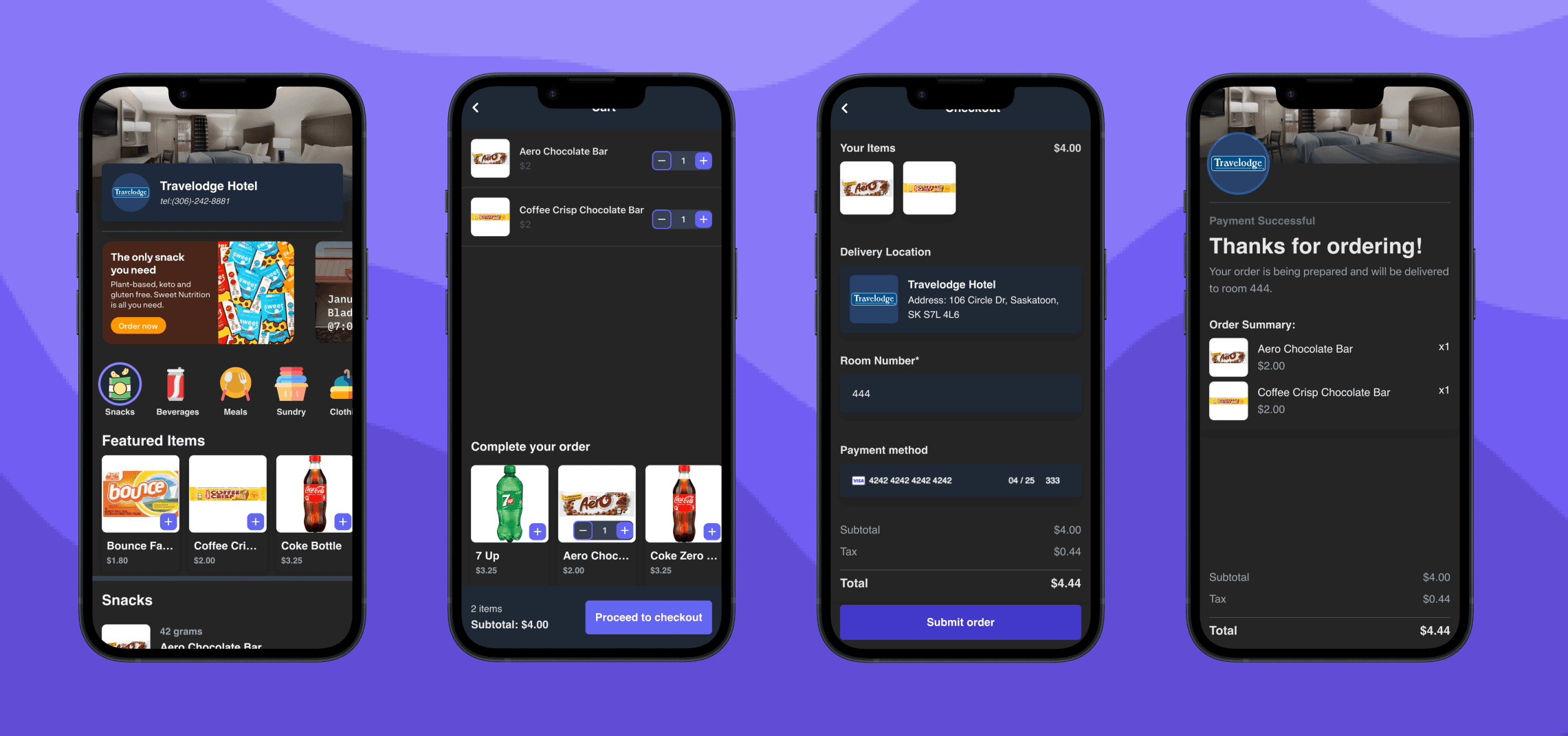 Globex – Room Ordering System screenshot 1