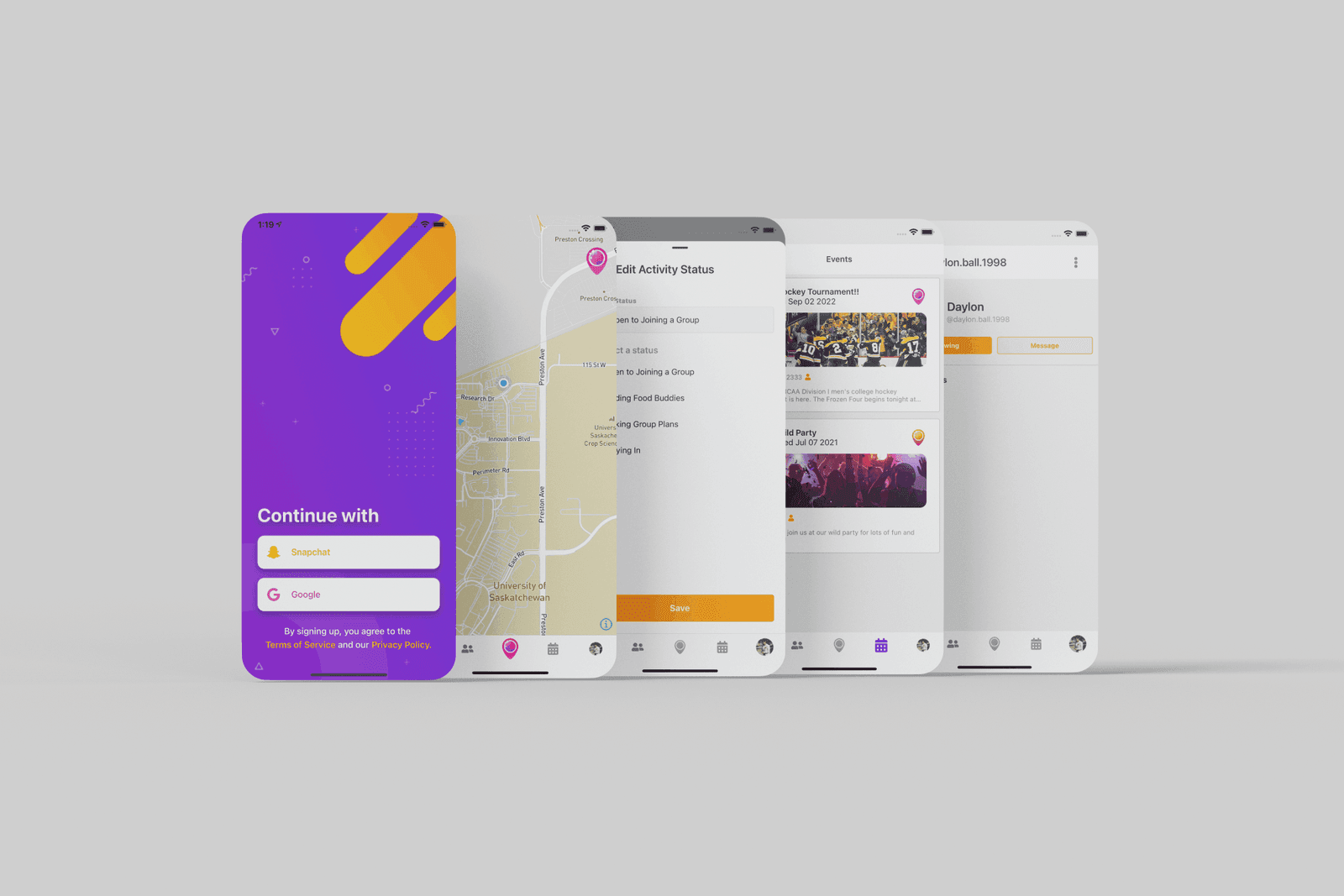 Hippin Inc. – Social Event Discovery & Planning screenshot 1