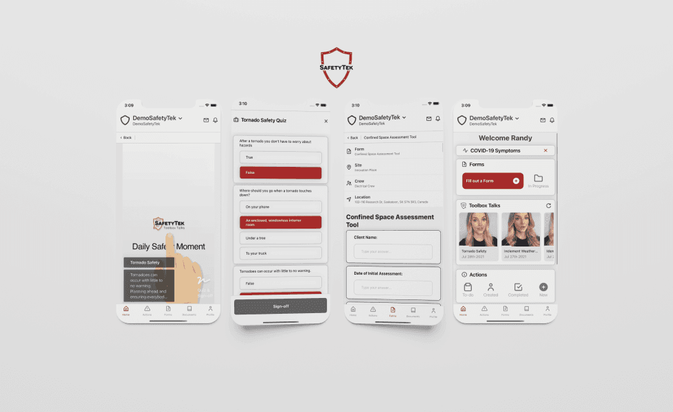 SafetyTek – Workplace Safety Platform screenshot 1