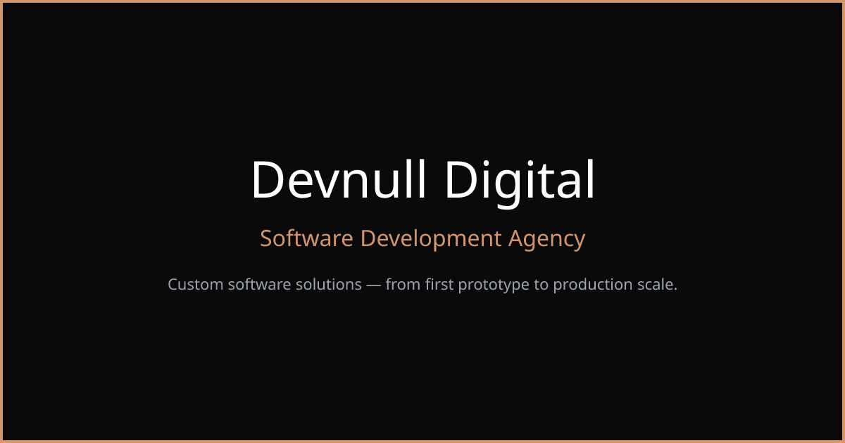 Devnull Digital | Software Development Agency